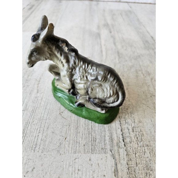 Fontanini vintage donkey Italian Nativity village Xmas Italy - Picture 2 of 8